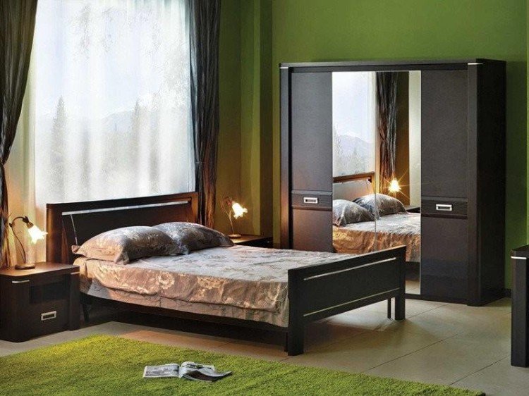 Шкаф 4-х дверный Магнолия